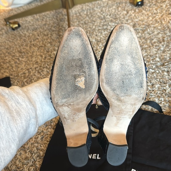 Chanel slingbacks sequins. - Picture 5 of 7
